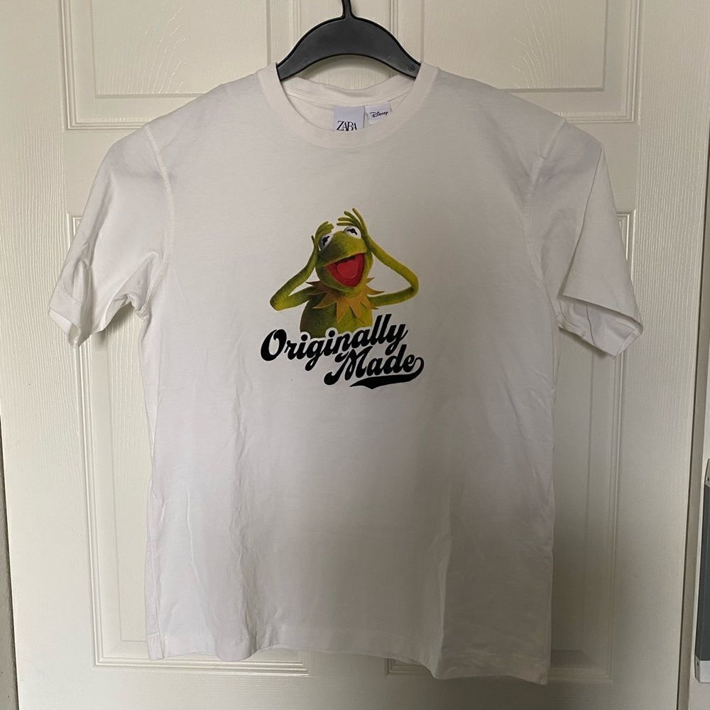 ZARA X DISNEY Men’s White T Shirt Size M